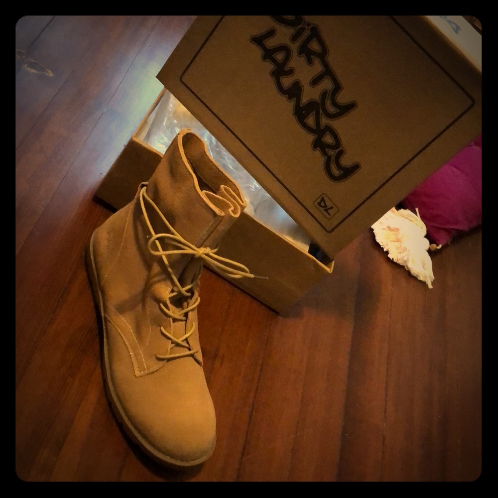 Dirty Laundry Combat Boots